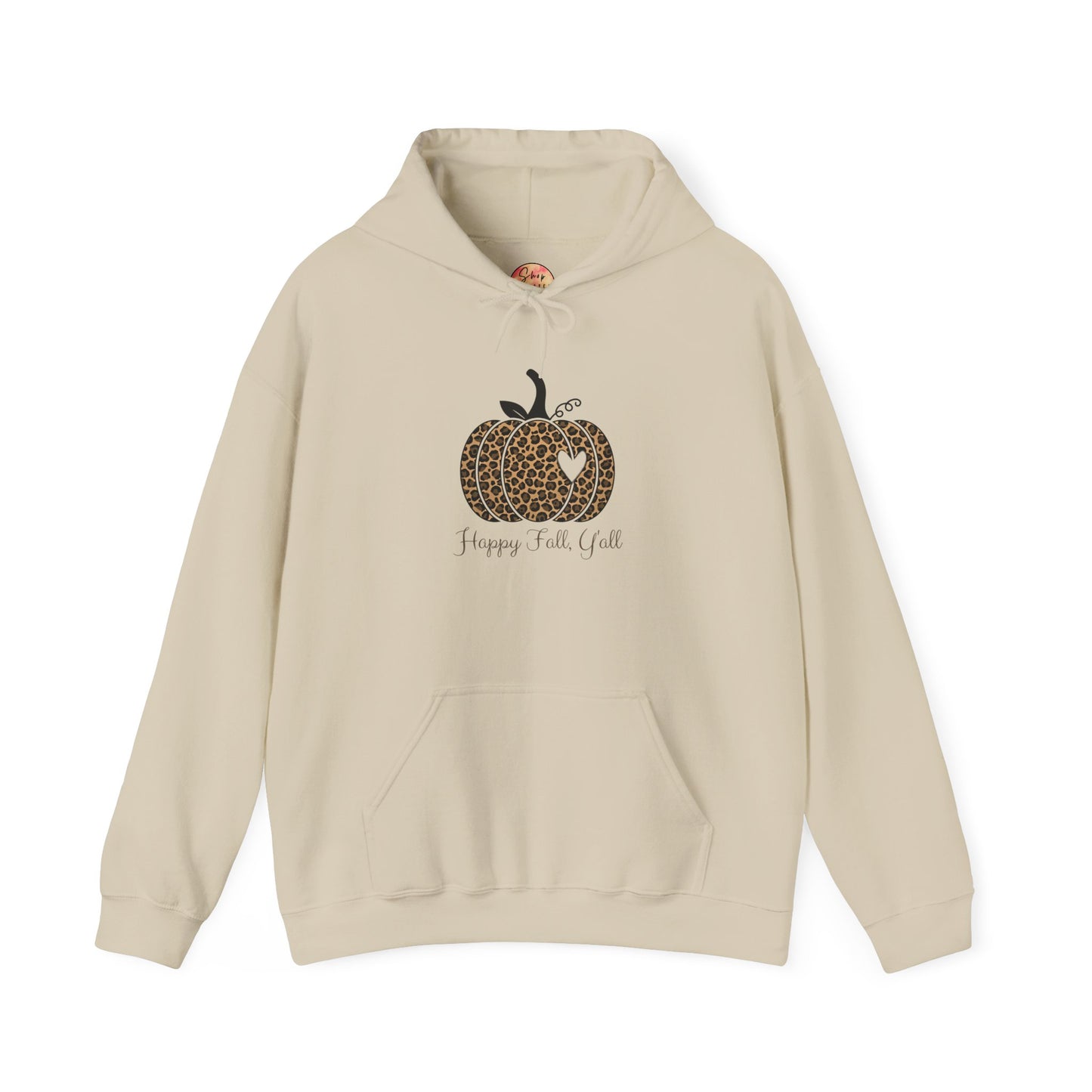 Fall Pumpkin Unisex Heavy Blend™ Hooded Sweatshirt - Happy Fall Y'all