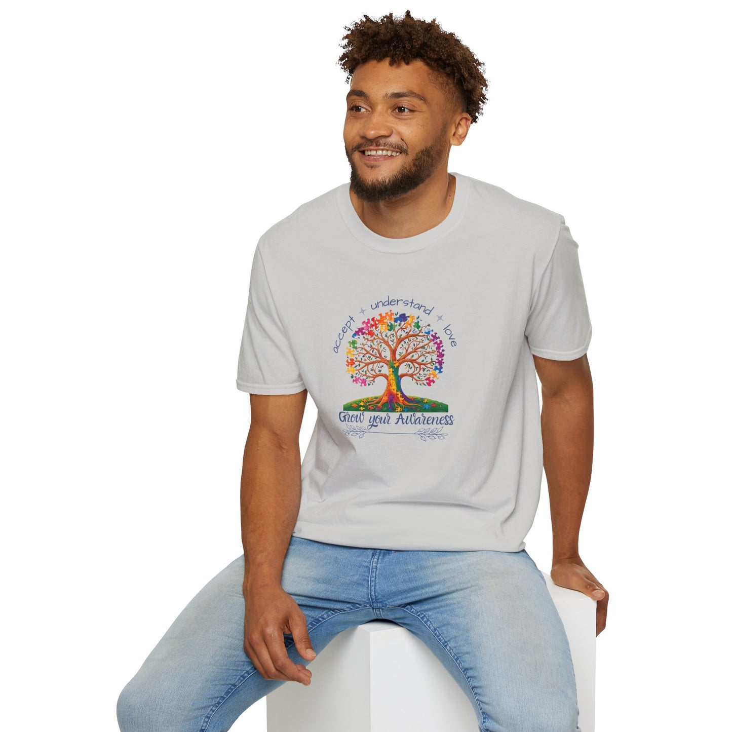 Accept, Understand & Love Grow Your Awareness T-Shirt, Autism Awareness