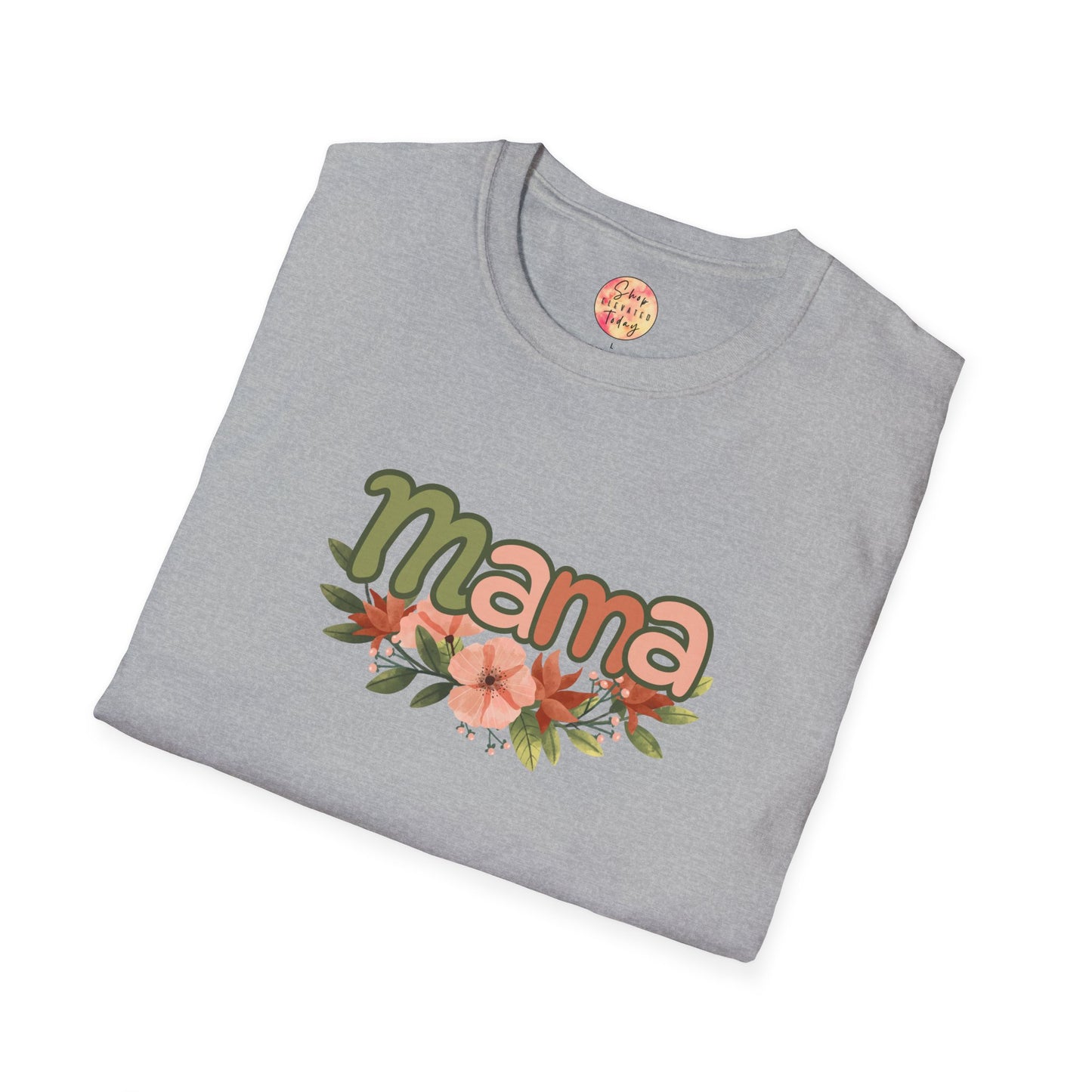 shopelevatedtoday, shopelevatedtoday.com/, Mama Floral T-Shirt for Mom, Mother's Day