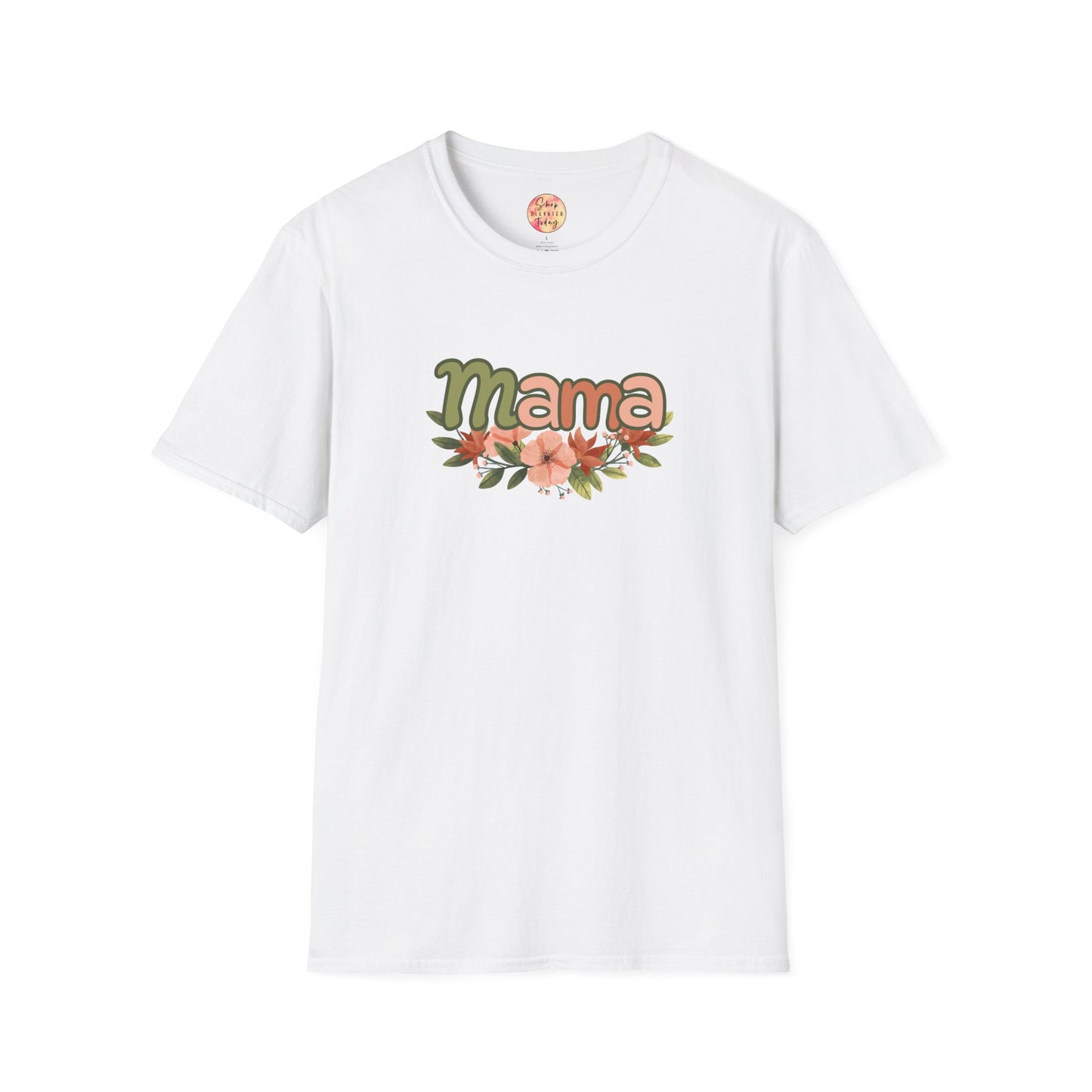 shopelevatedtoday, shopelevatedtoday.com/, Mama Floral T-Shirt for Mom, Mother's Day
