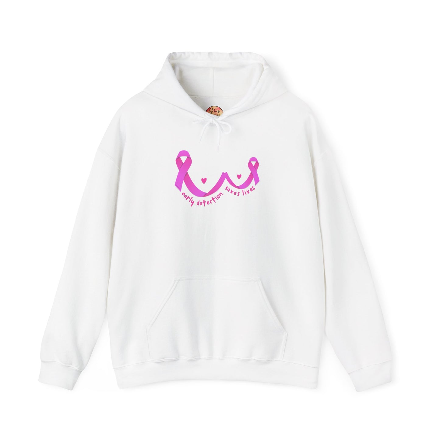 Early Detection Saves Lives Hoodie, Breast Cancer Awareness