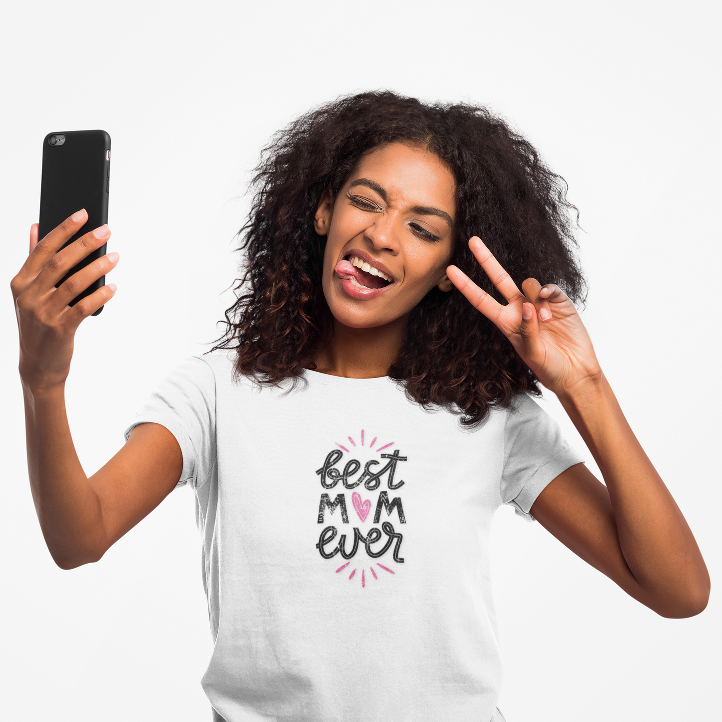 shopelevatedtoday, shopelevatedtoday.com/, Best Mom Ever Pink T-Shirt for Mom