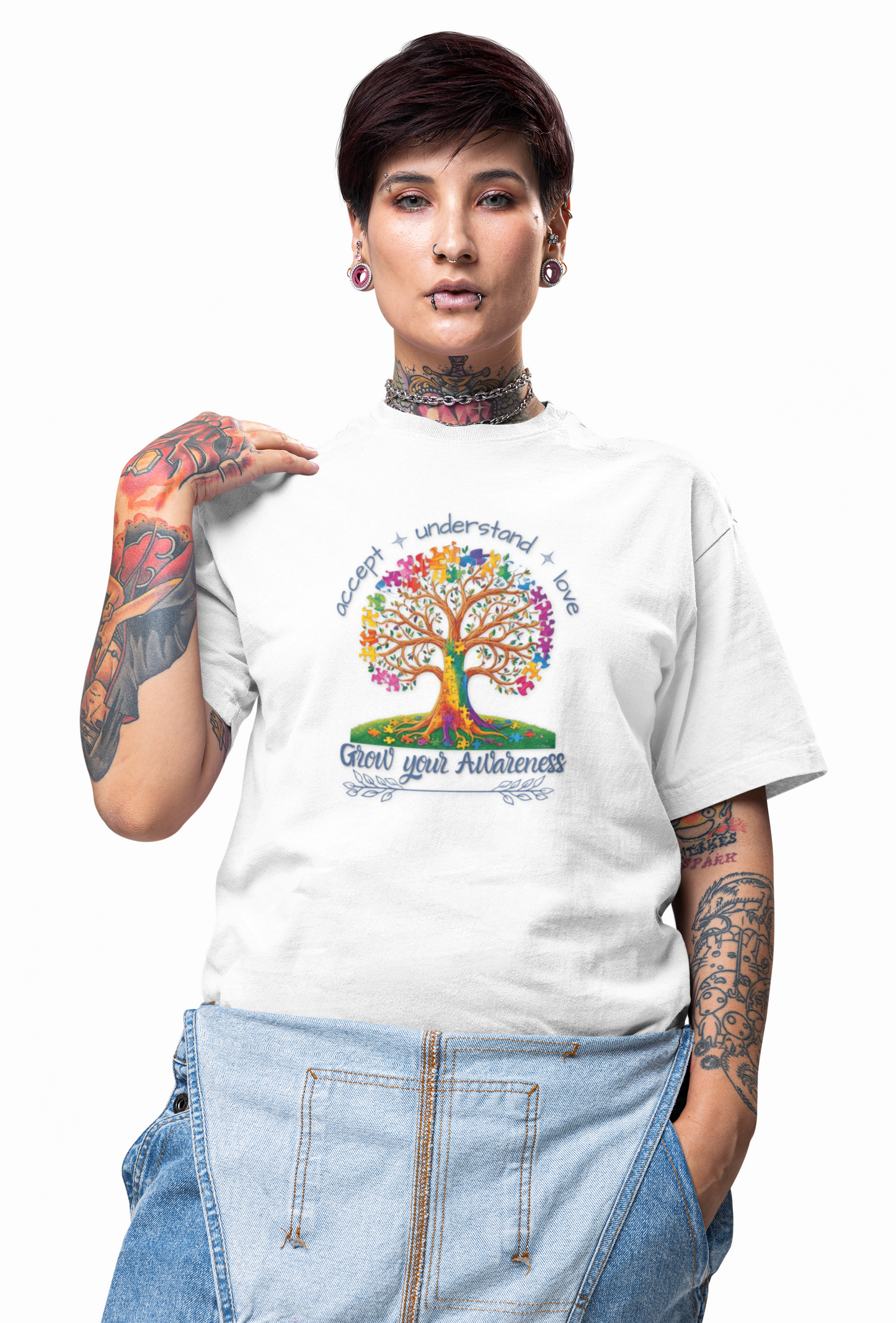Accept, Understand & Love Grow Your Awareness T-Shirt, Autism Awareness