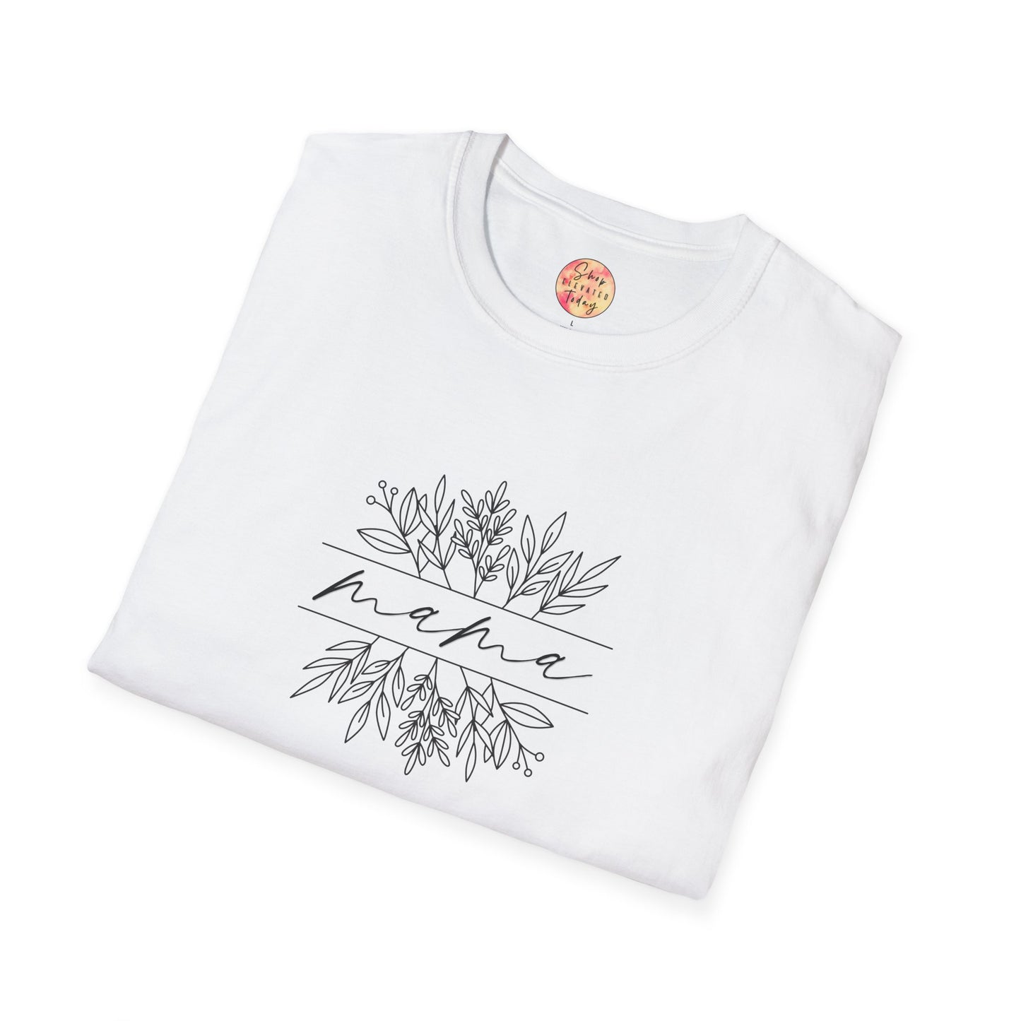 Mama BoHo Floral T-shirt for Mom, Mother's Day