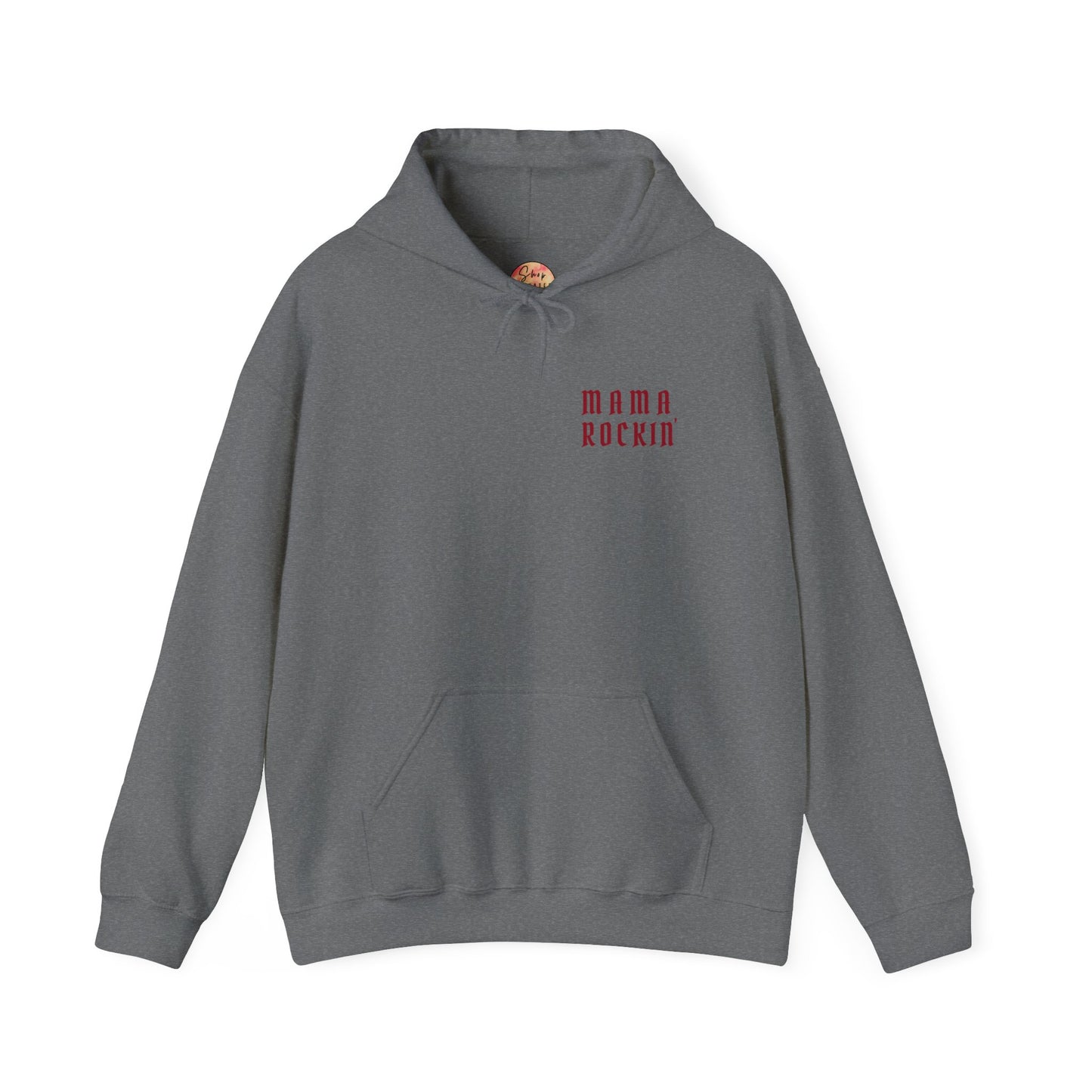 shopelevatedtoday, shopelevatedtoday.com/, Mama Rockin' Hoodie Sweatshirt, Casual Everyday Wear, Unique