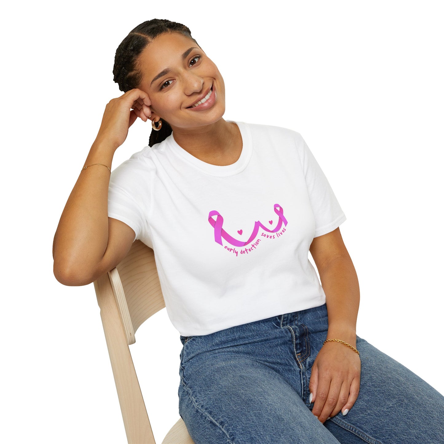 Early Detection Saves Lives T-Shirt, Breast Cancer Awareness