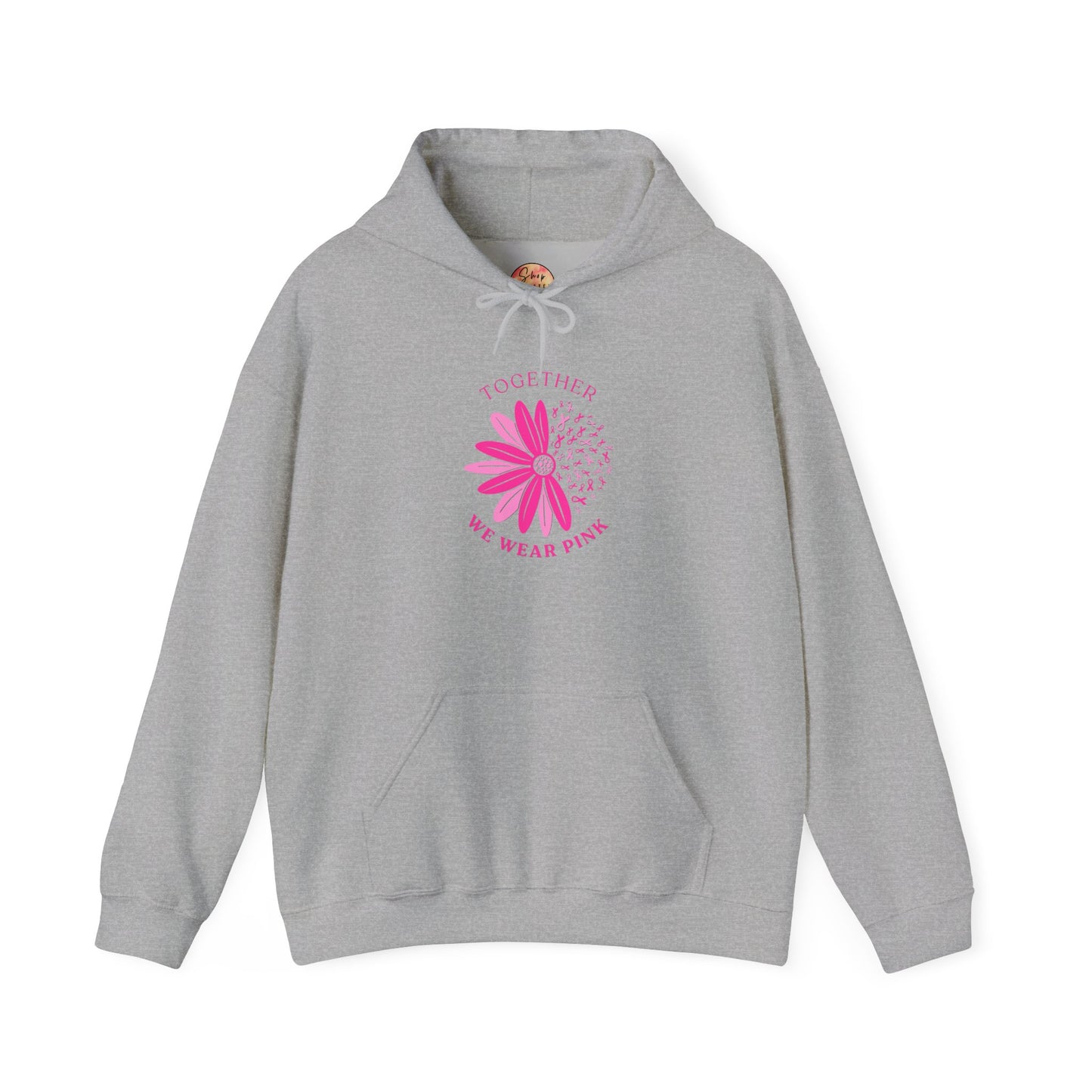 Together We Wear Pink Hoodie, Breast Cancer Awareness