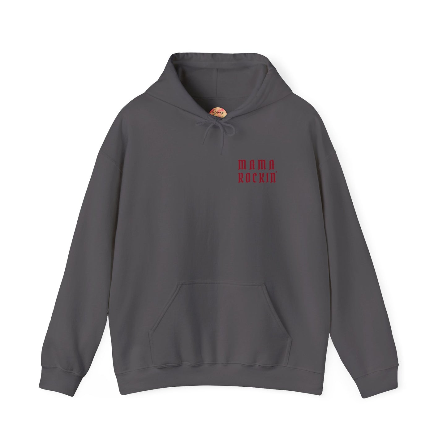 shopelevatedtoday, shopelevatedtoday.com/, Mama Rockin' Hoodie Sweatshirt, Casual Everyday Wear, Unique