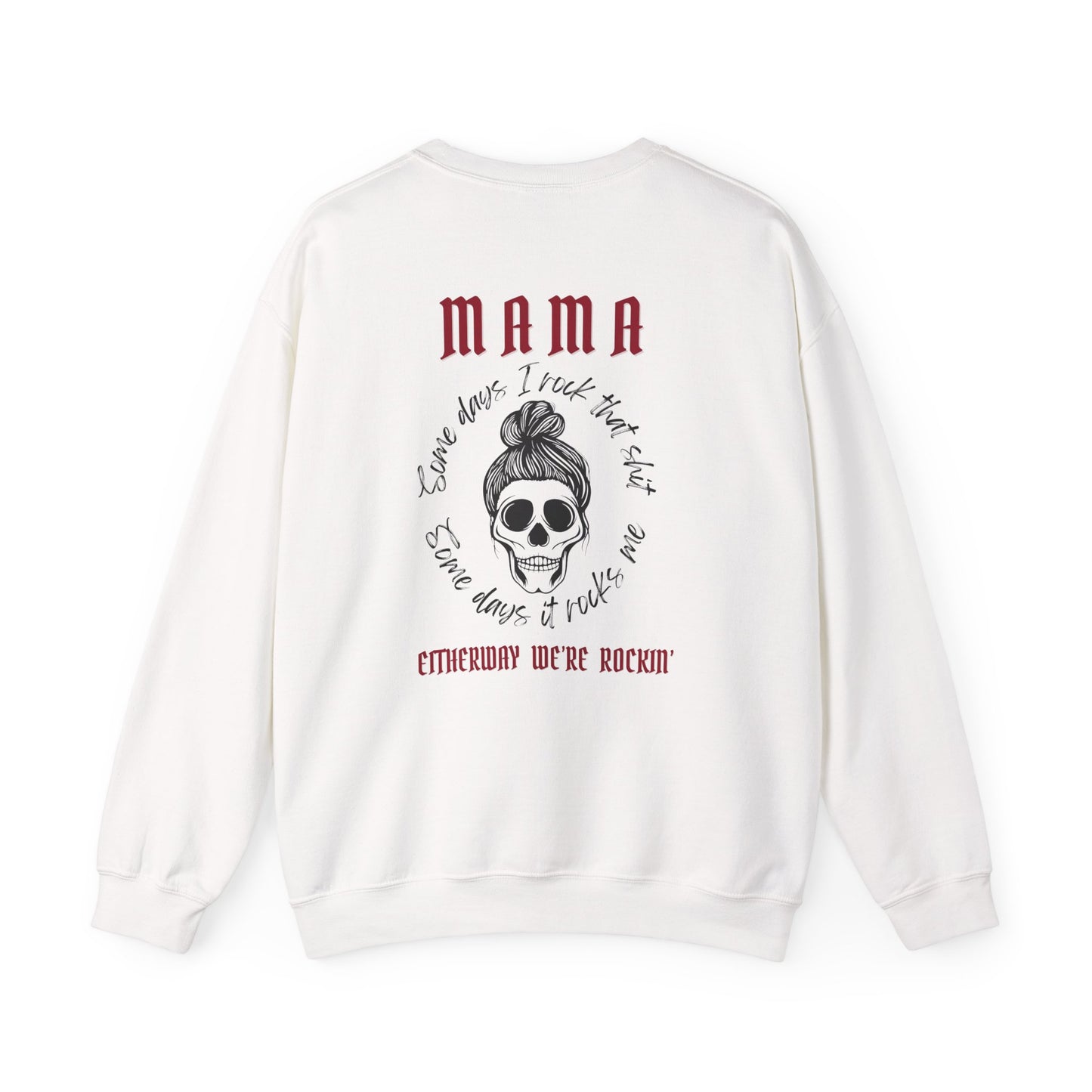 shopelevatedtoday, shopelevatedtoday.com/, MAMA ROCKIN - Women's Heavy Blend Crewneck Sweatshirt