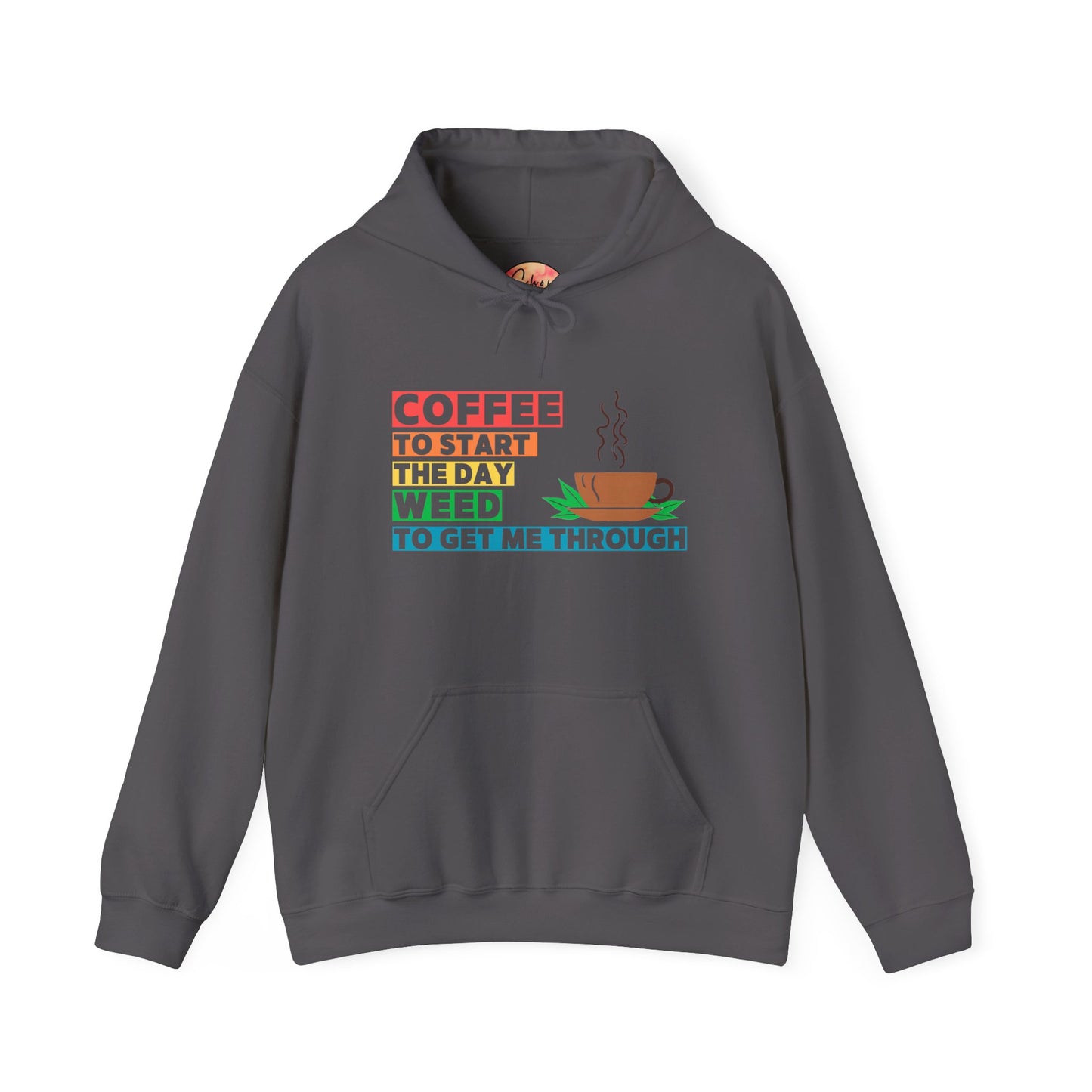 shopelevatedtoday, shopelevatedtoday.com/, Coffee to Start the Day Hoodie Sweatshirt, Casual Everyday Wear, Unique