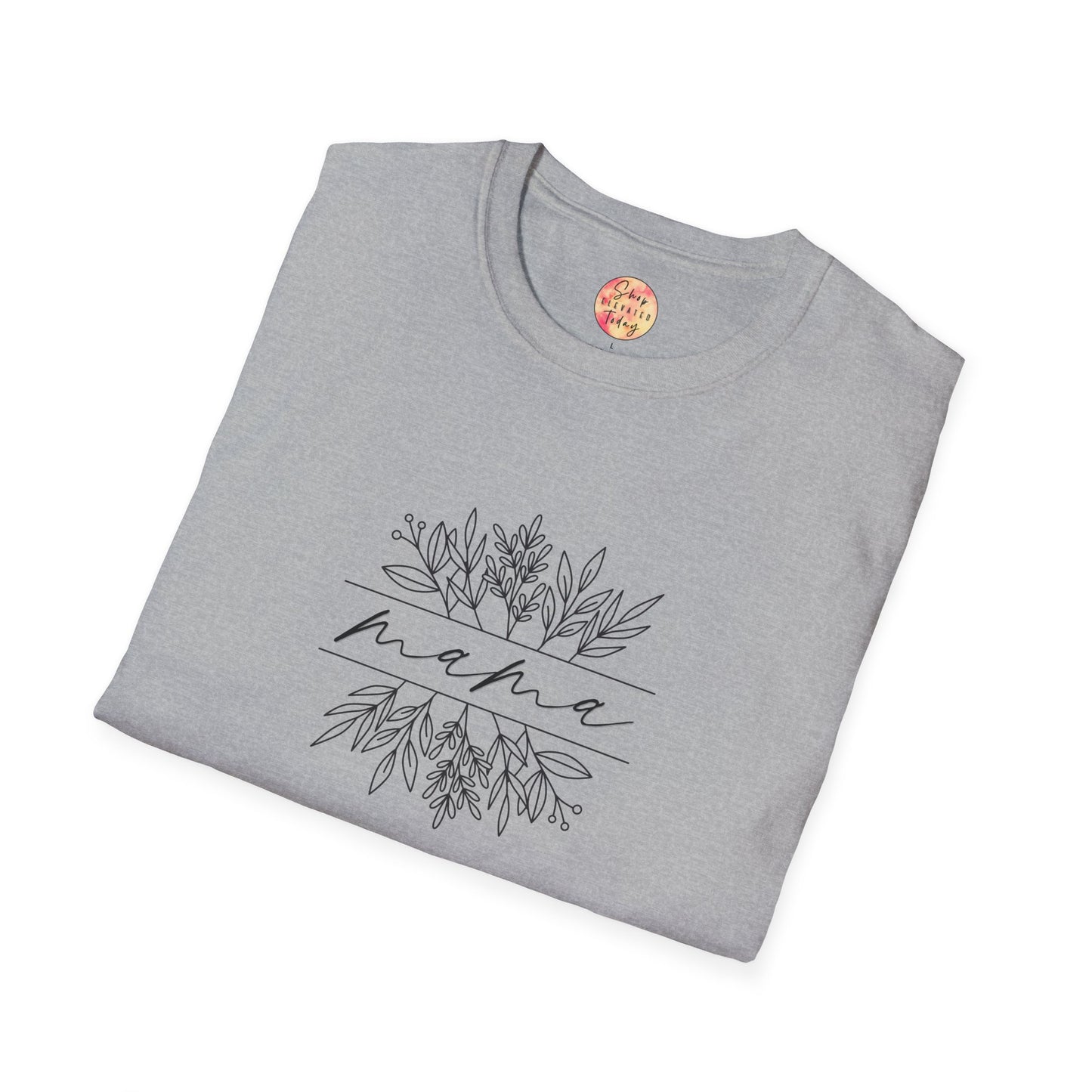Mama BoHo Floral T-shirt for Mom, Mother's Day