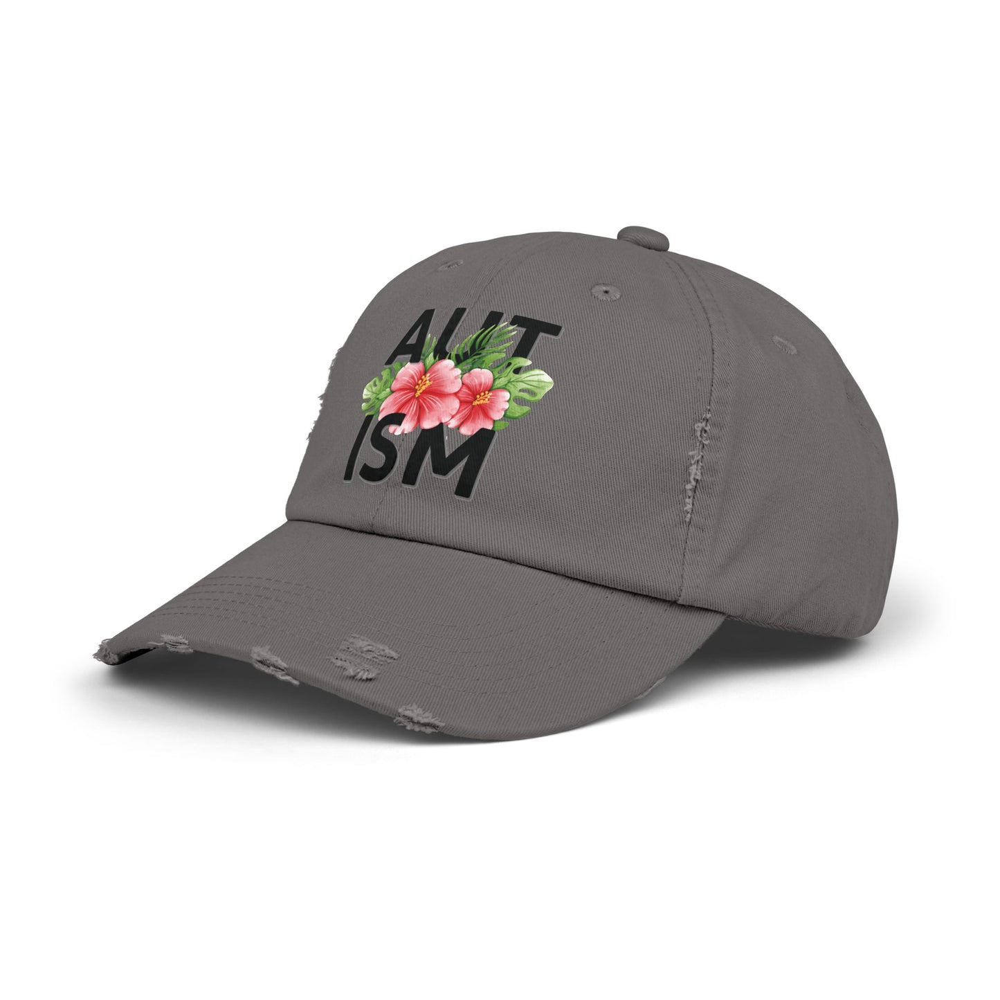 Autism Awareness, Autism Hat for Everyday Wear, Distressed Cap
