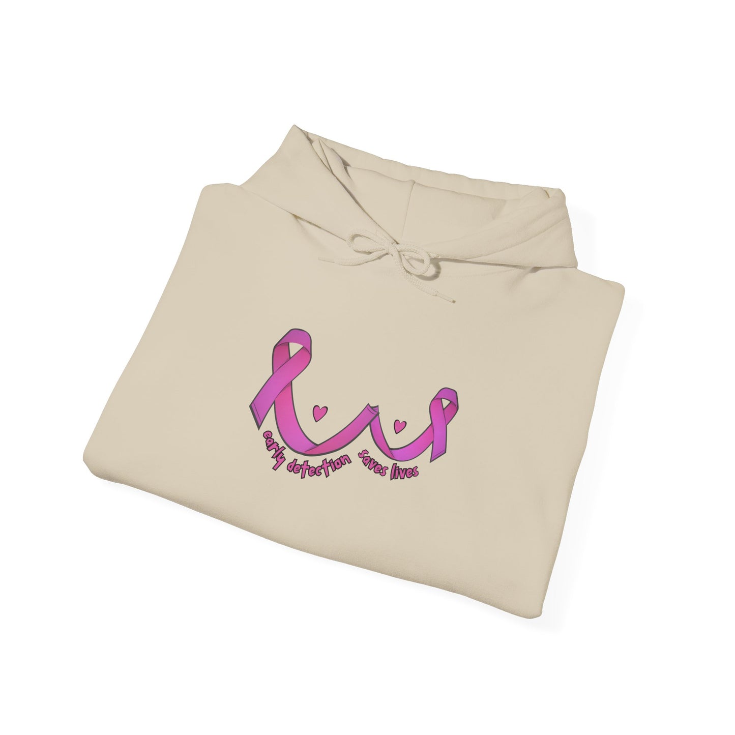 Early Detection Saves Lives Hoodie, Breast Cancer Awareness