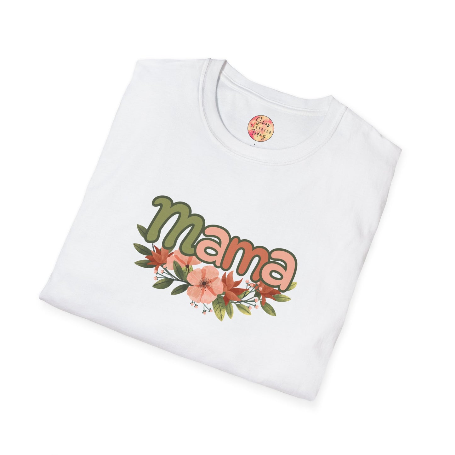 shopelevatedtoday, shopelevatedtoday.com/, Mama Floral T-Shirt for Mom, Mother's Day