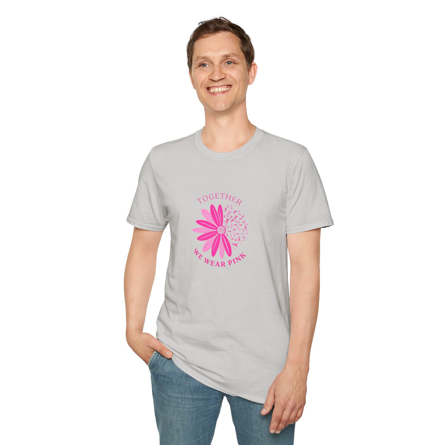 Together We Wear Pink T-Shirt, Breast Cancer Awareness