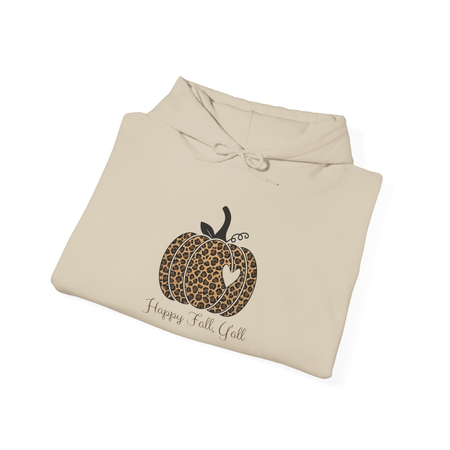 Fall Pumpkin Unisex Heavy Blend™ Hooded Sweatshirt - Happy Fall Y'all