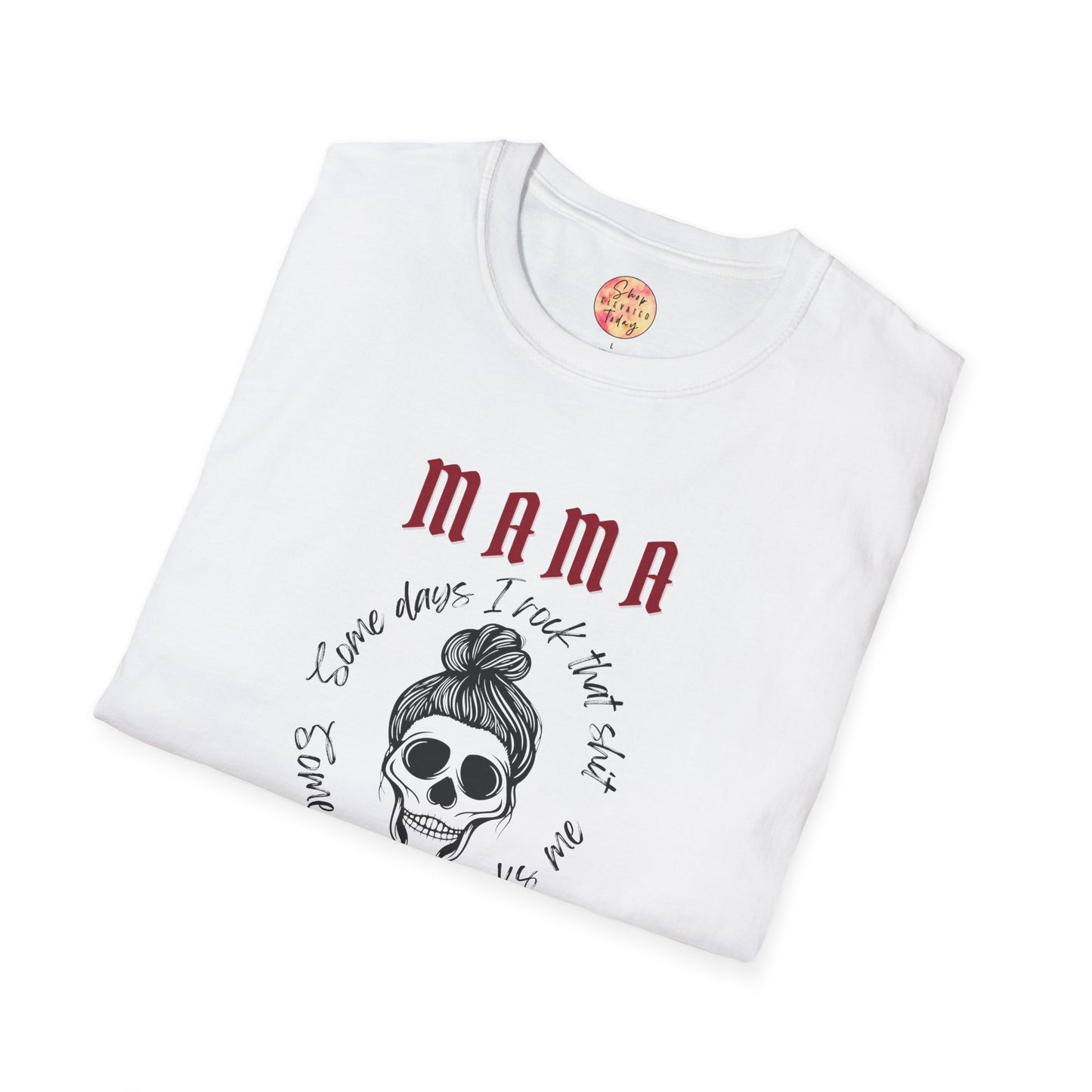 shopelevatedtoday, shopelevatedtoday.com/,  Mama Rockin' Softstyle T-Shirt, Casual Wear