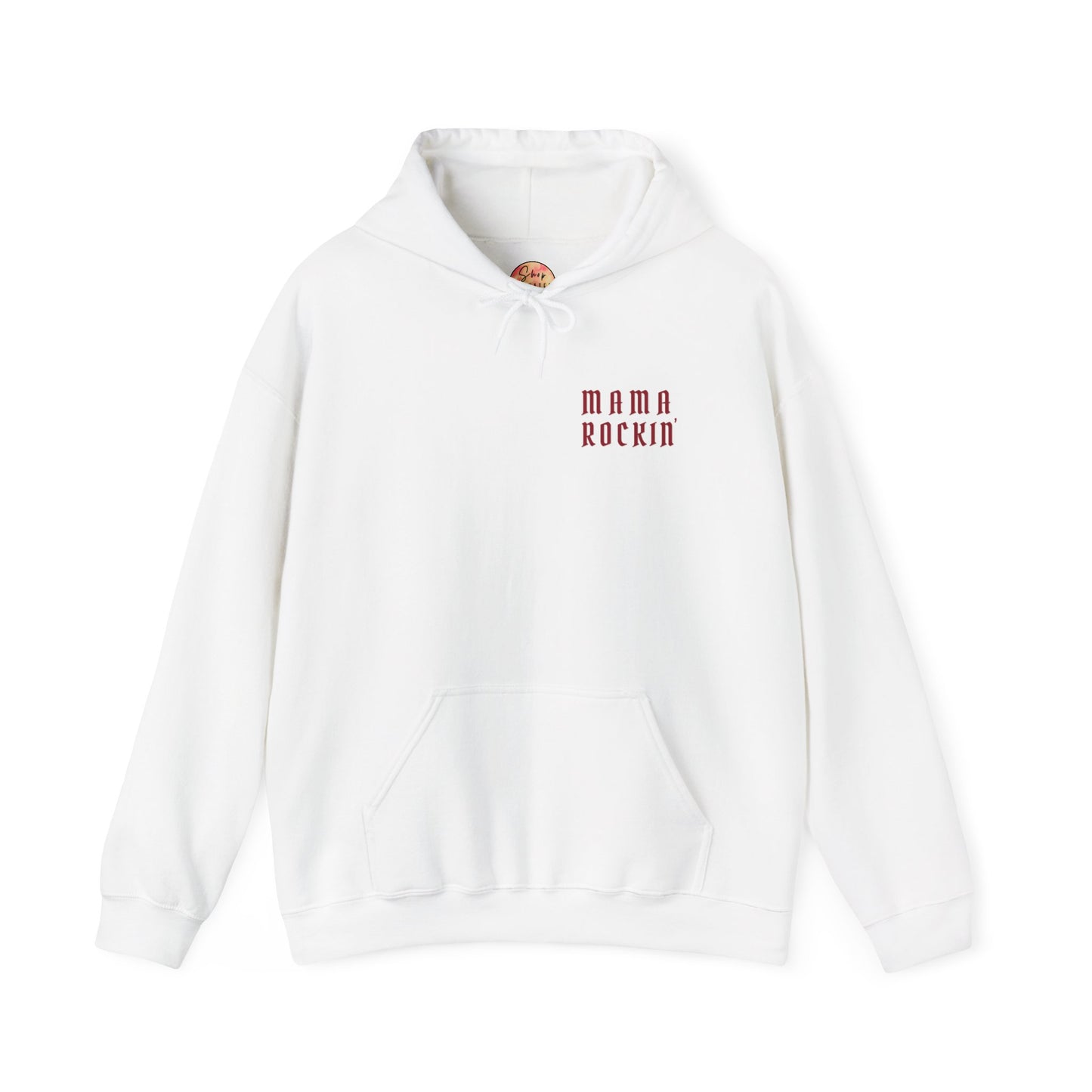 shopelevatedtoday, shopelevatedtoday.com/, Mama Rockin' Hoodie Sweatshirt, Casual Everyday Wear, Unique
