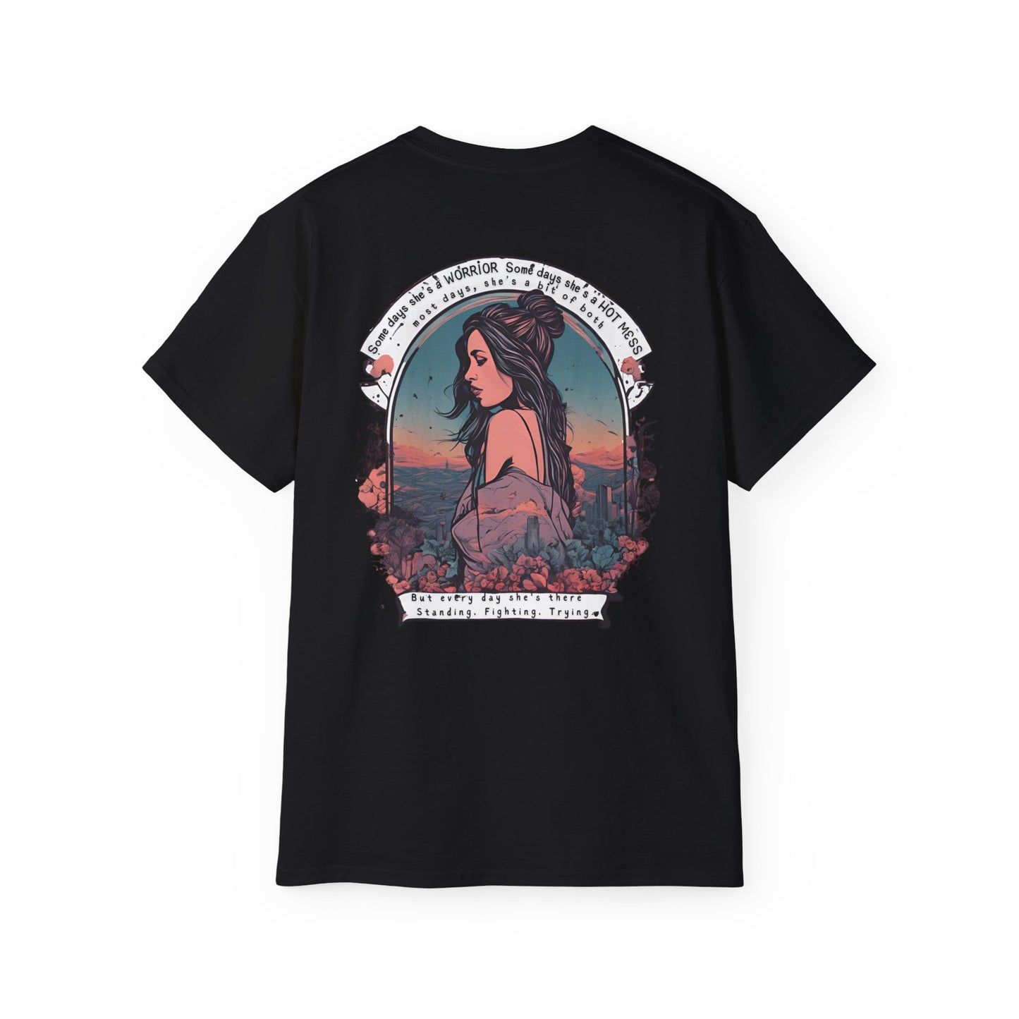 Warrior Hot Mess, Women's Ultra Cotton Tee