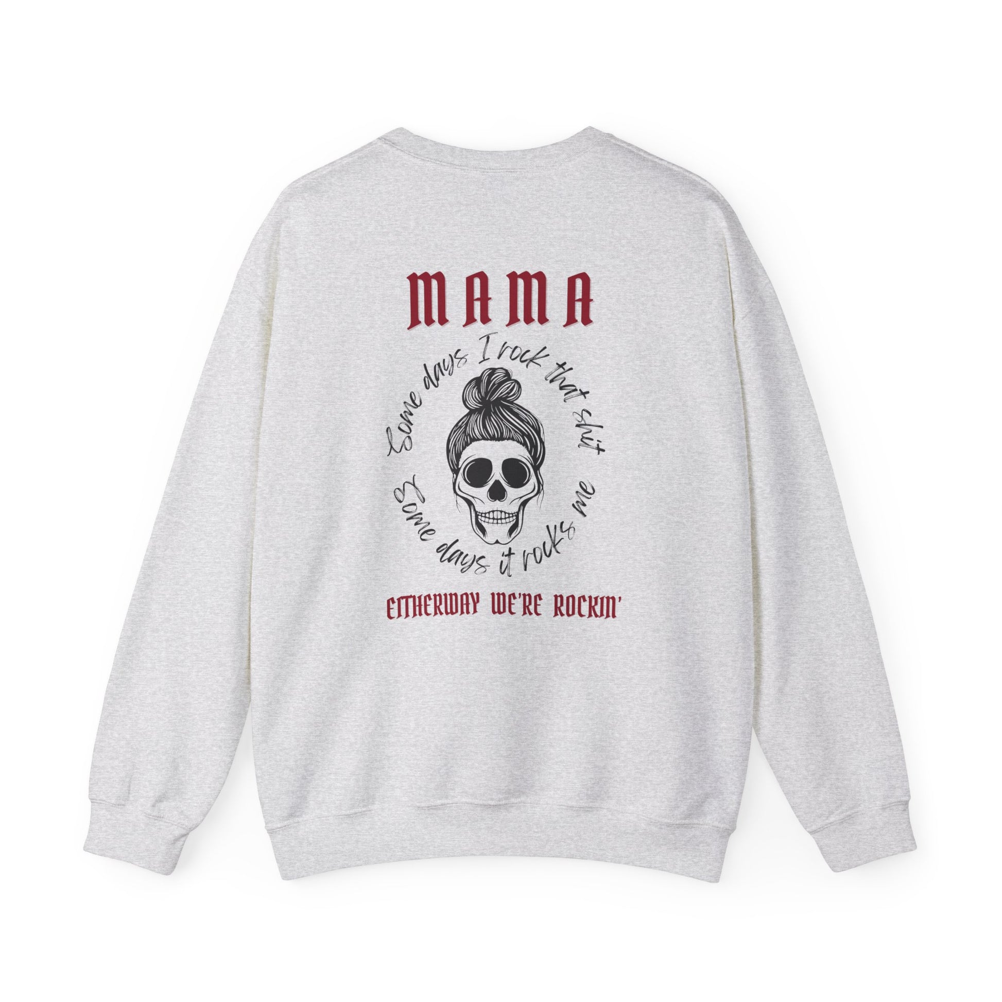 shopelevatedtoday, shopelevatedtoday.com/,  MAMA ROCKIN - Women's Heavy Blend Crewneck Sweatshirt