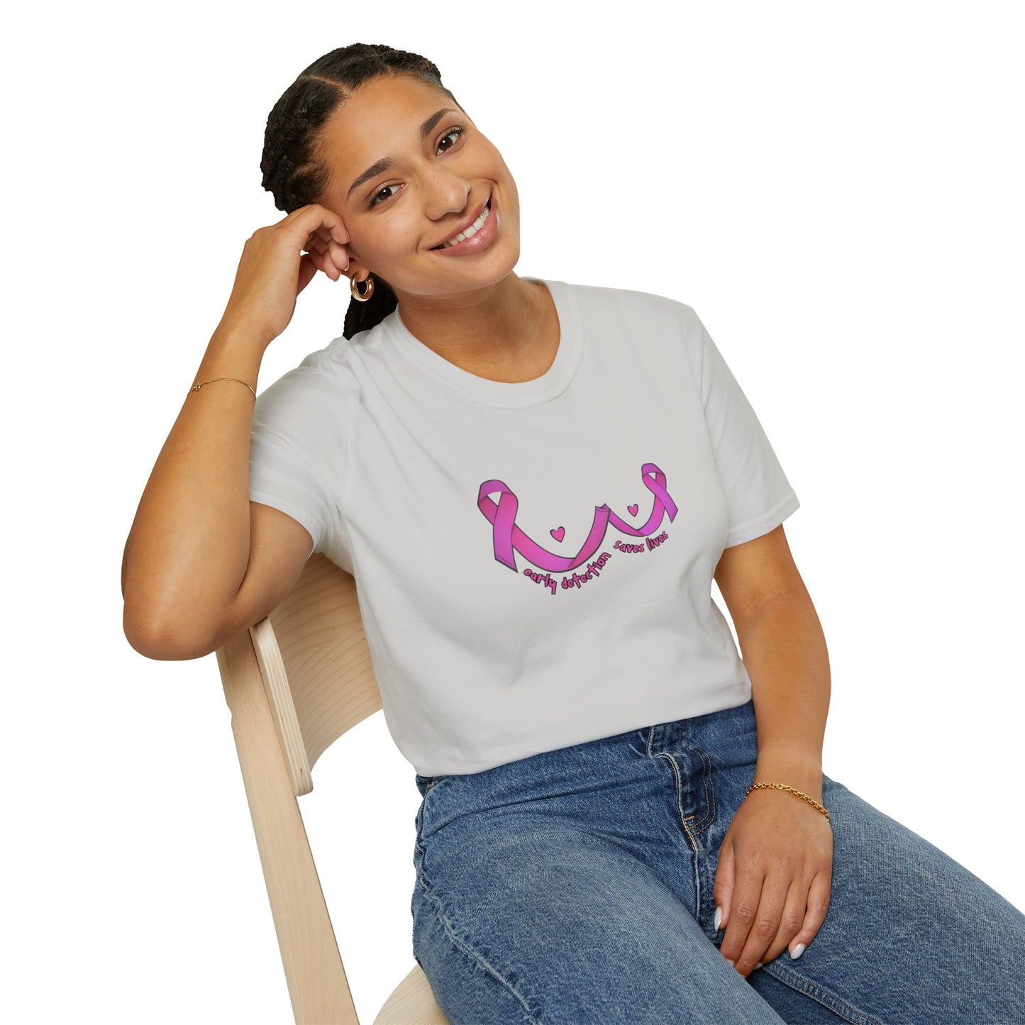 Early Detection Saves Lives T-Shirt, Breast Cancer Awareness