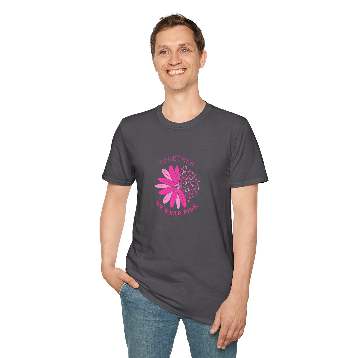 Together We Wear Pink T-Shirt, Breast Cancer Awareness