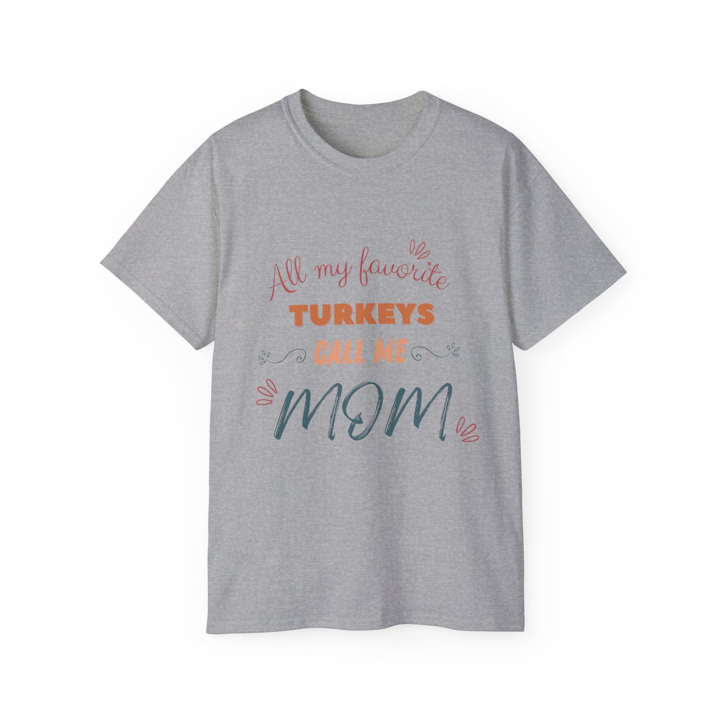 Mom's Turkeys, Women's Ultra Soft Cotton T-Shirt