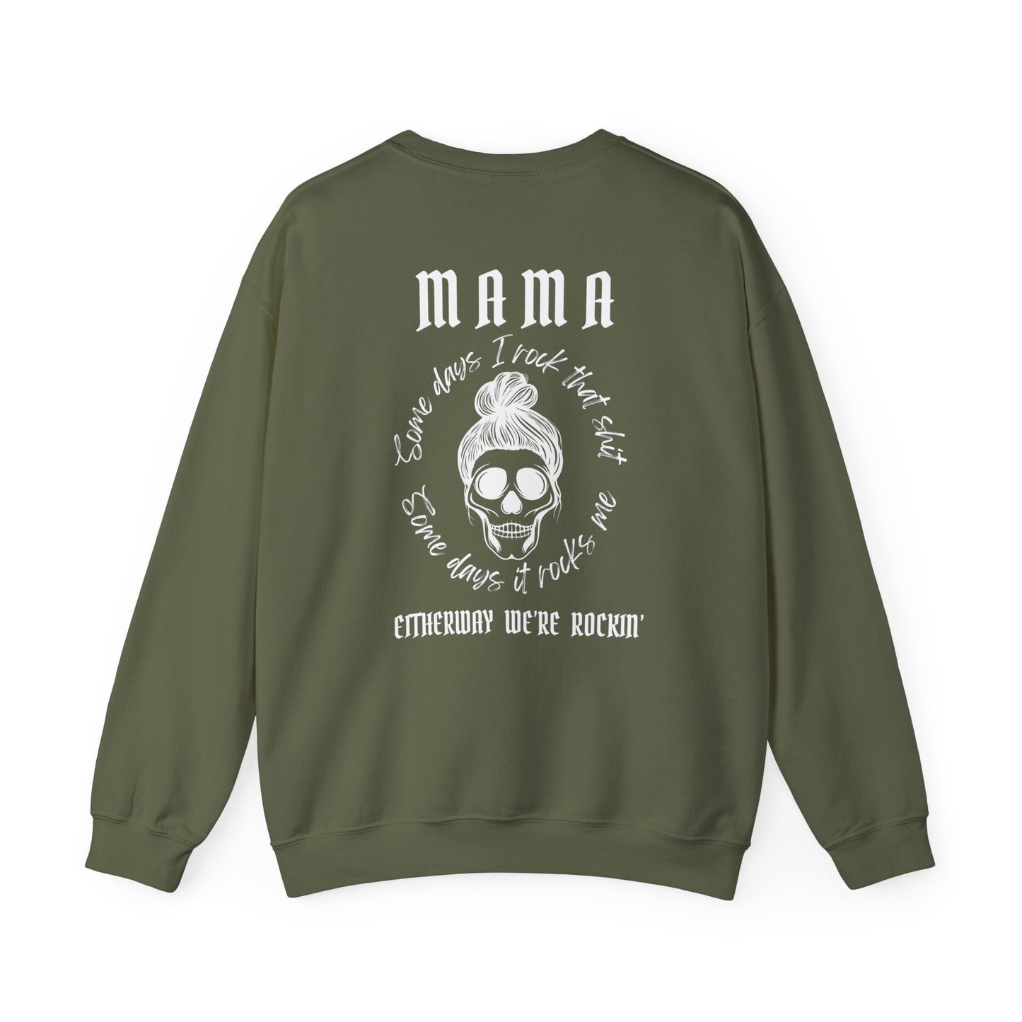 MAMA ROCKIN, Unisex Heavy Blend Crewneck Sweatshirt