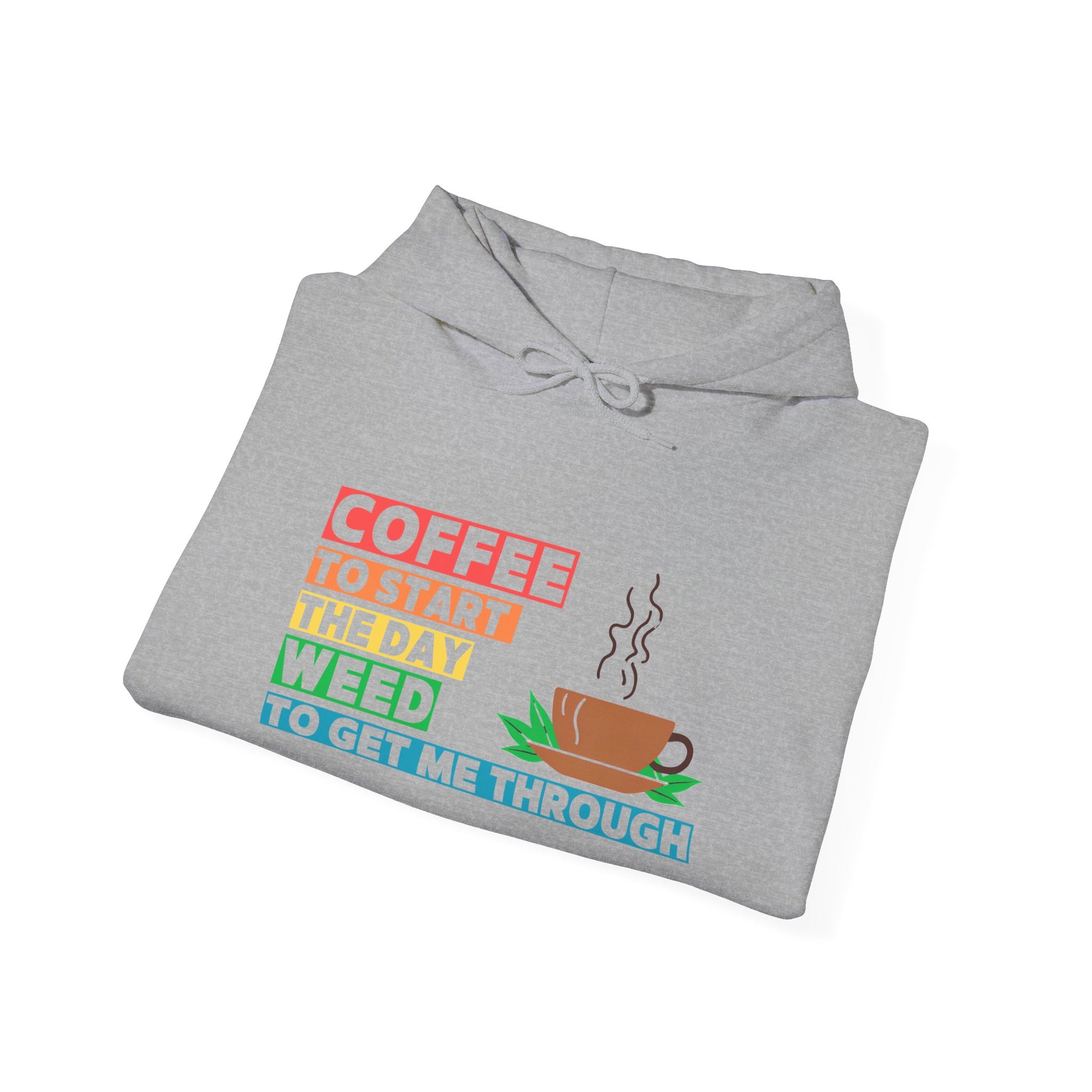 shopelevatedtoday, shopelevatedtoday.com/,  Coffee to Start the Day Hoodie Sweatshirt, Casual Everyday Wear, Unique