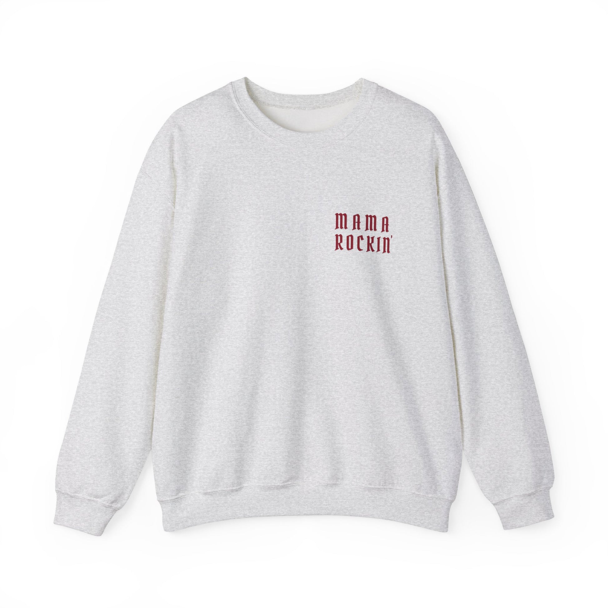 shopelevatedtoday, shopelevatedtoday.com/,  MAMA ROCKIN - Women's Heavy Blend Crewneck Sweatshirt