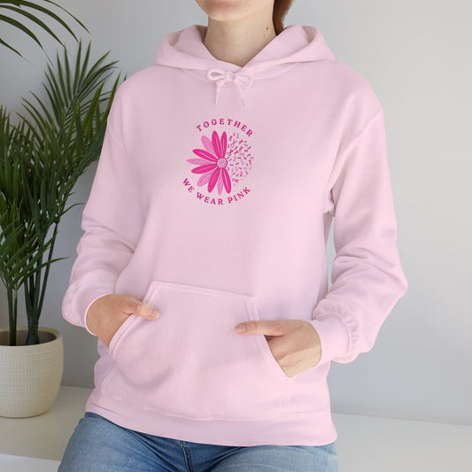Together We Wear Pink Hoodie, Breast Cancer Awareness