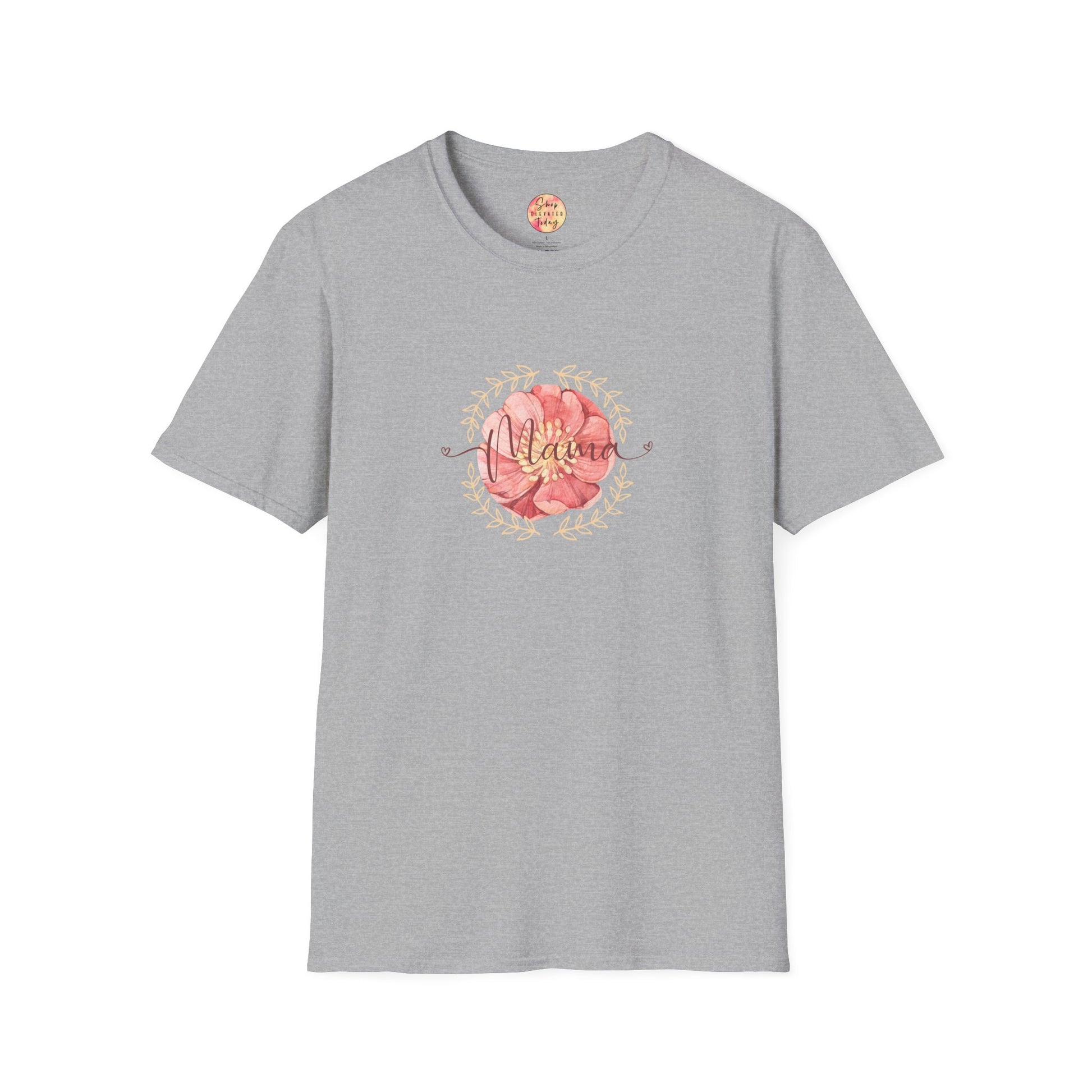 shopelevatedtoday, shopelevatedtoday.com/, Mama Bloom T-Shirt