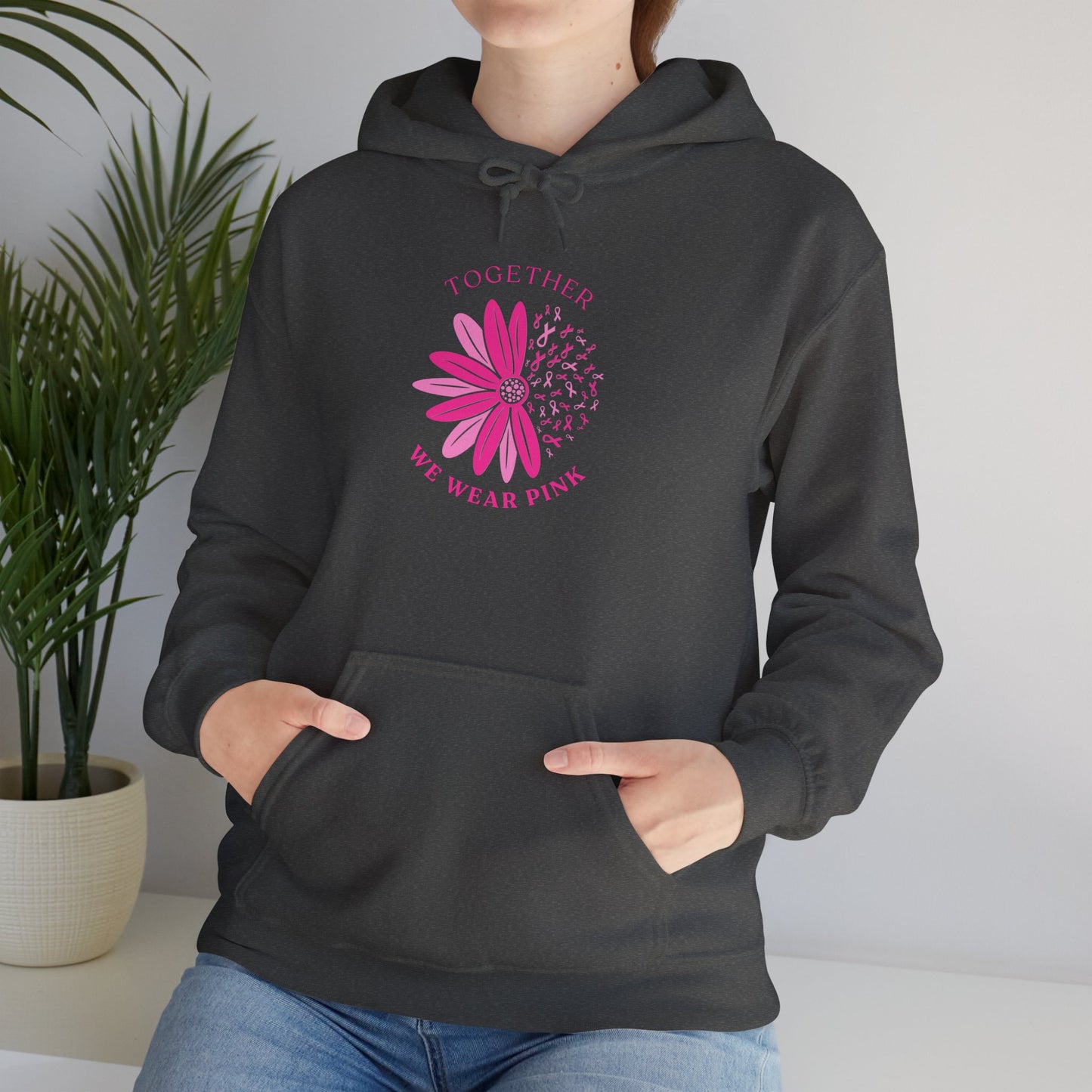 Together We Wear Pink Hoodie, Breast Cancer Awareness