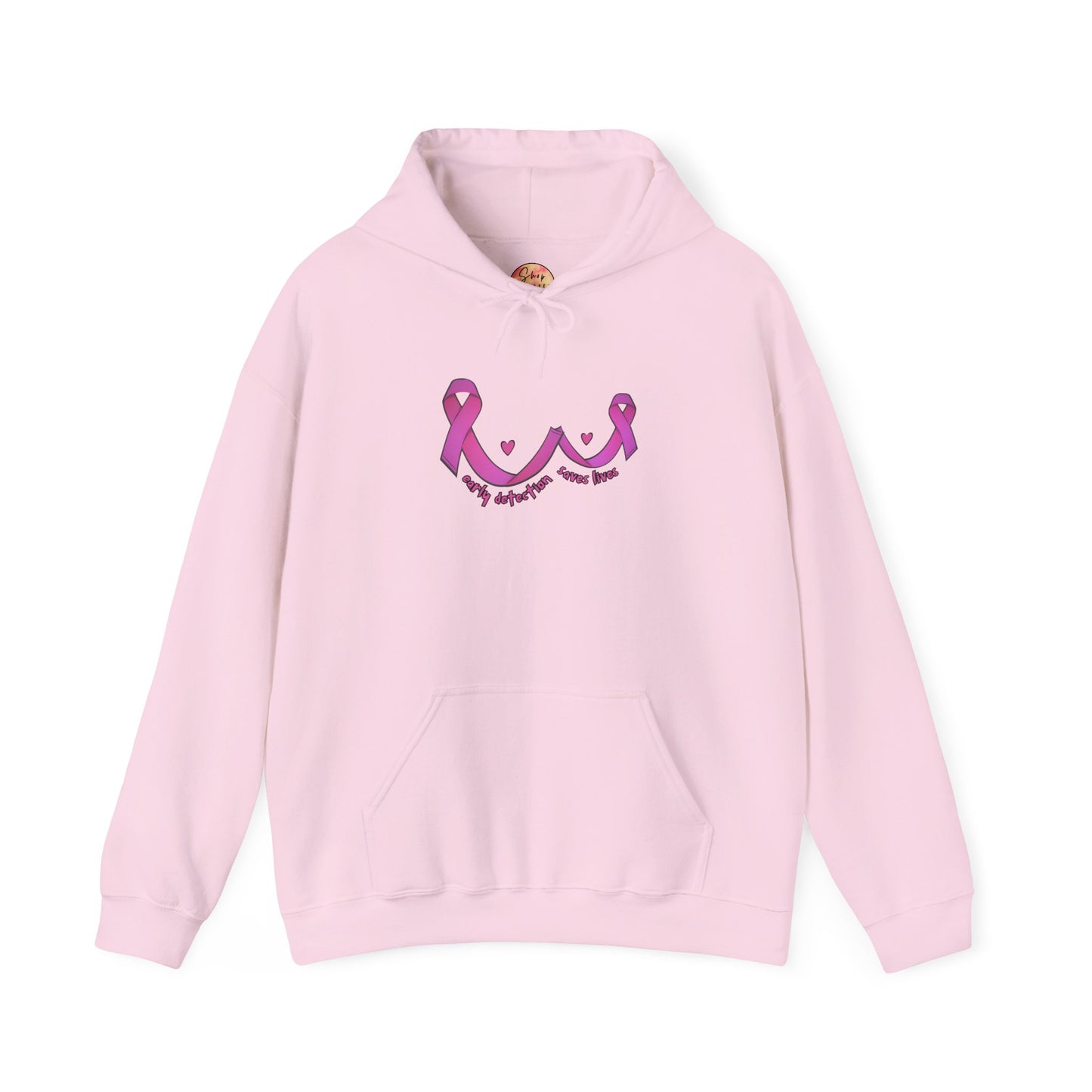 Early Detection Saves Lives Hoodie, Breast Cancer Awareness