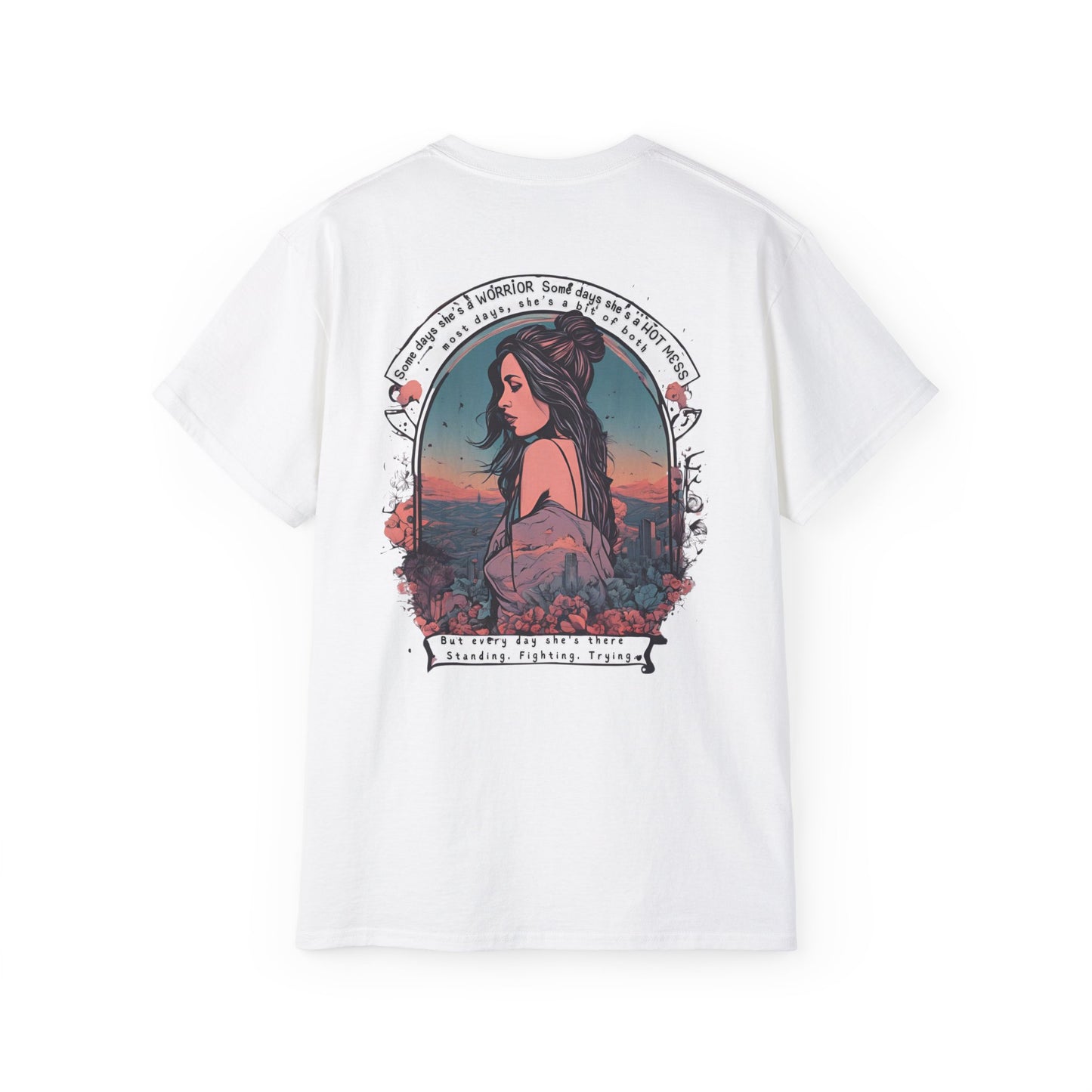 Warrior Hot Mess, Women's Ultra Cotton Tee