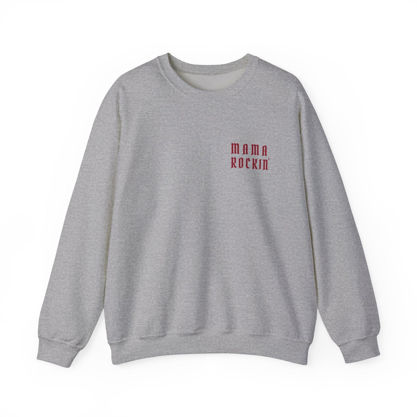 shopelevatedtoday, shopelevatedtoday.com/,  MAMA ROCKIN - Women's Heavy Blend Crewneck Sweatshirt