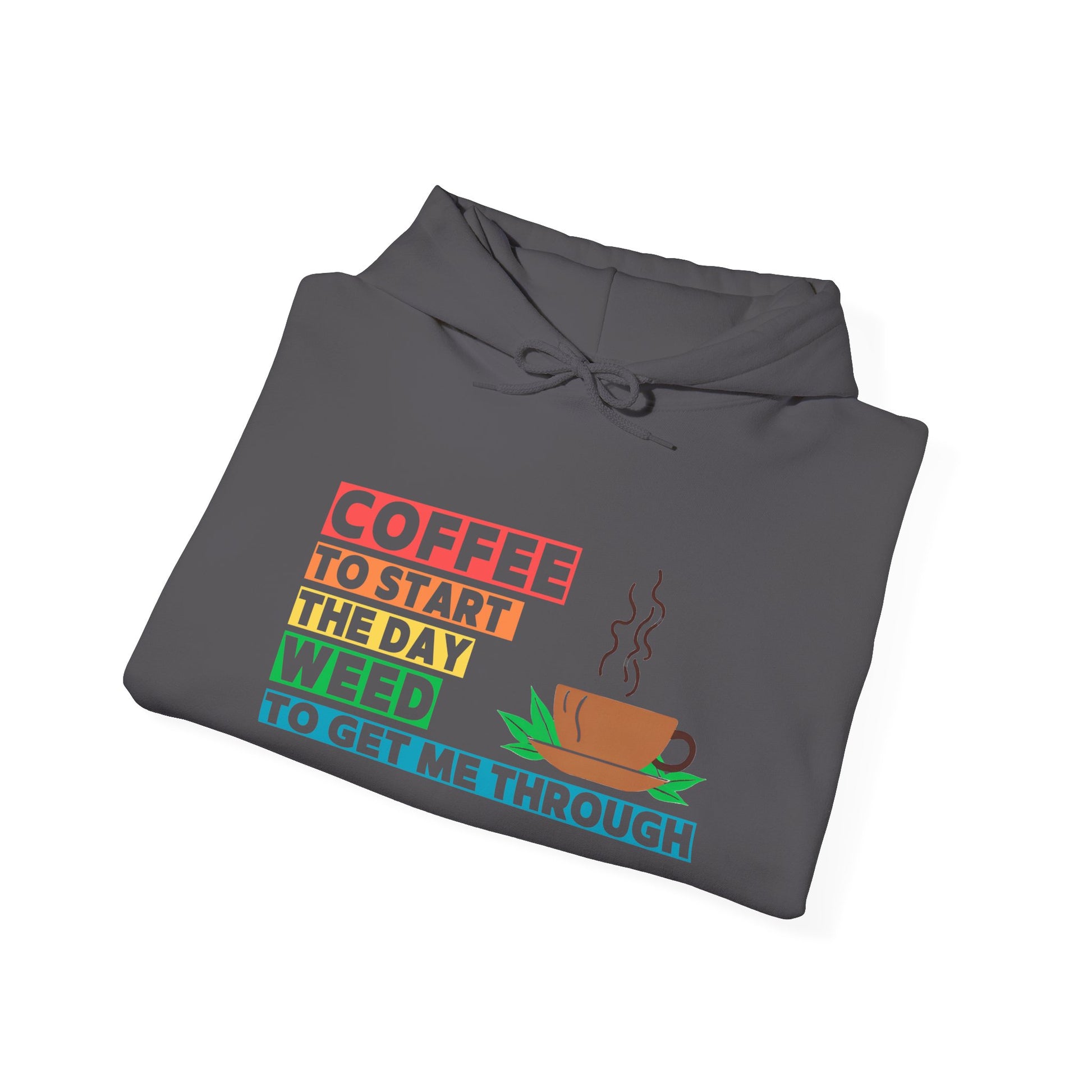 shopelevatedtoday, shopelevatedtoday.com/,  Coffee to Start the Day Hoodie Sweatshirt, Casual Everyday Wear, Unique