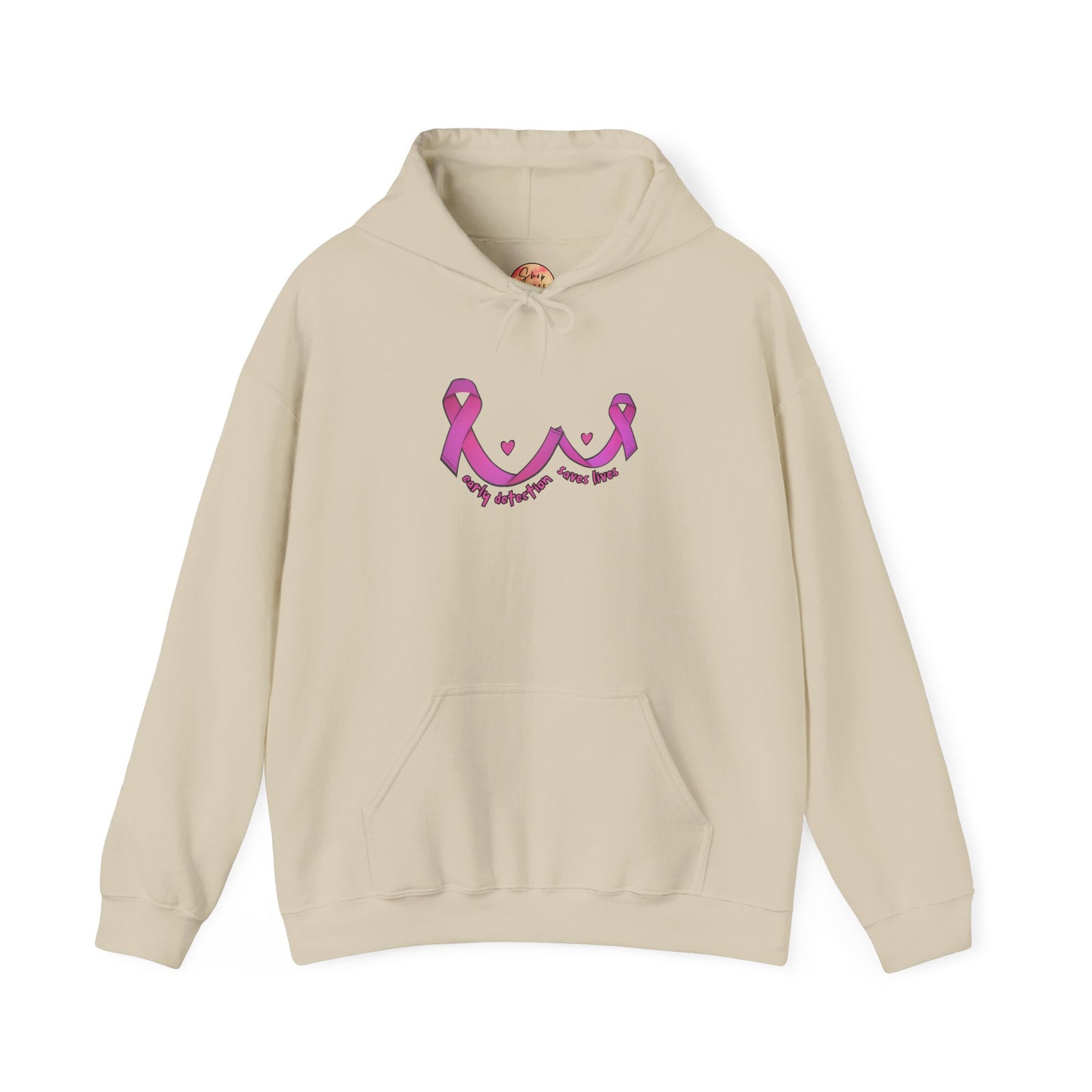 Early Detection Saves Lives Hoodie, Breast Cancer Awareness