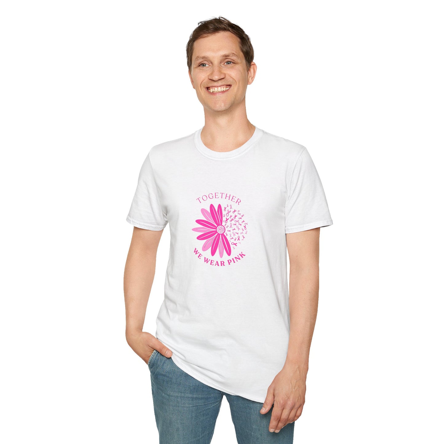 Together We Wear Pink T-Shirt, Breast Cancer Awareness
