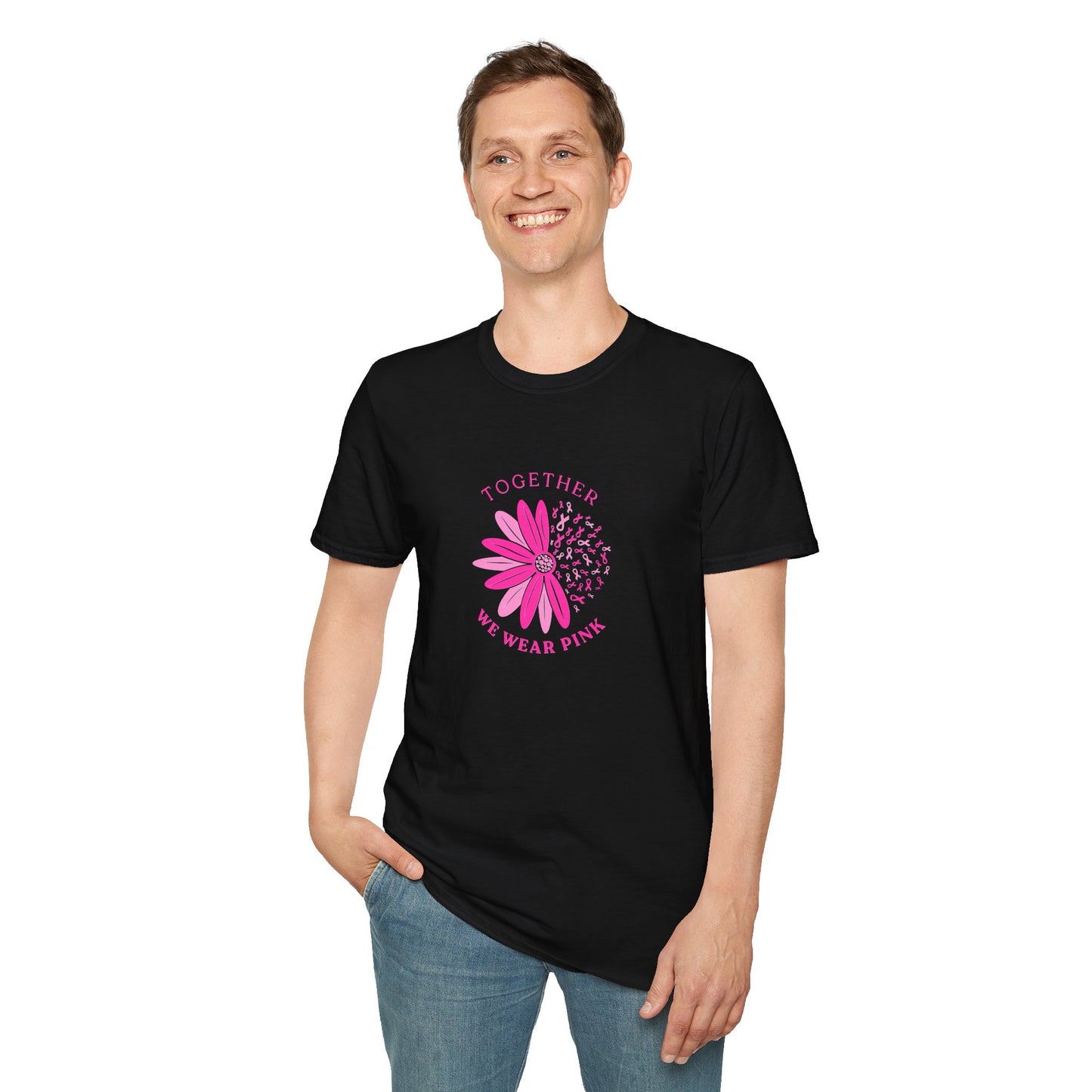 Together We Wear Pink T-Shirt, Breast Cancer Awareness