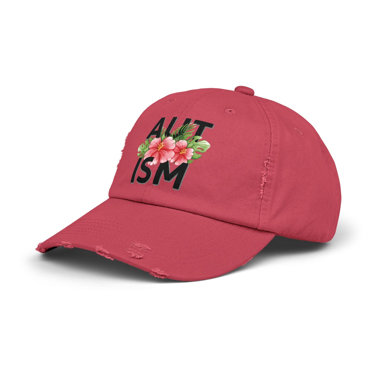Autism Awareness, Autism Hat for Everyday Wear, Distressed Cap